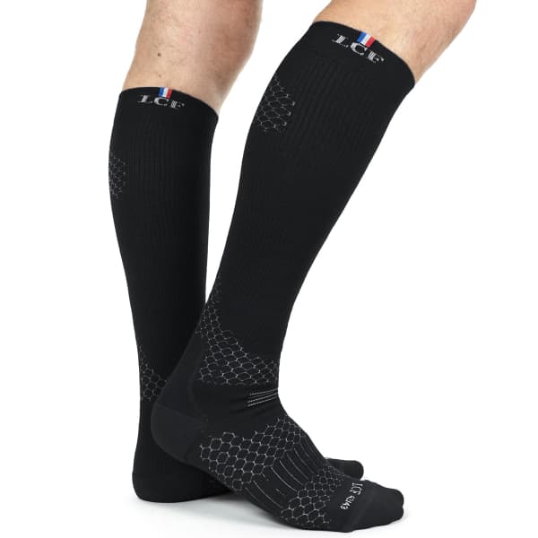 Chaussette ski de randonnée LA CHAUSSETTE DE FRANCE ROCKIES PRO BLACK