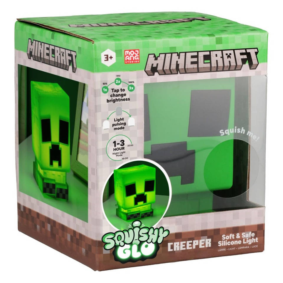 Minecraft Squishy Glo Creeper lamp