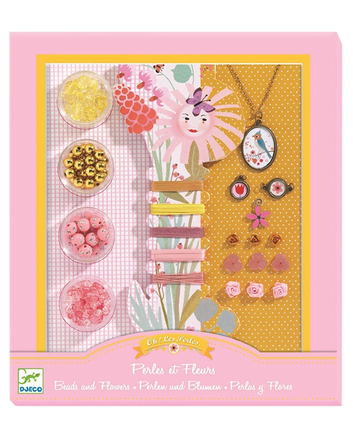 Bastel-Set PERLEN & BLUMEN in bunt