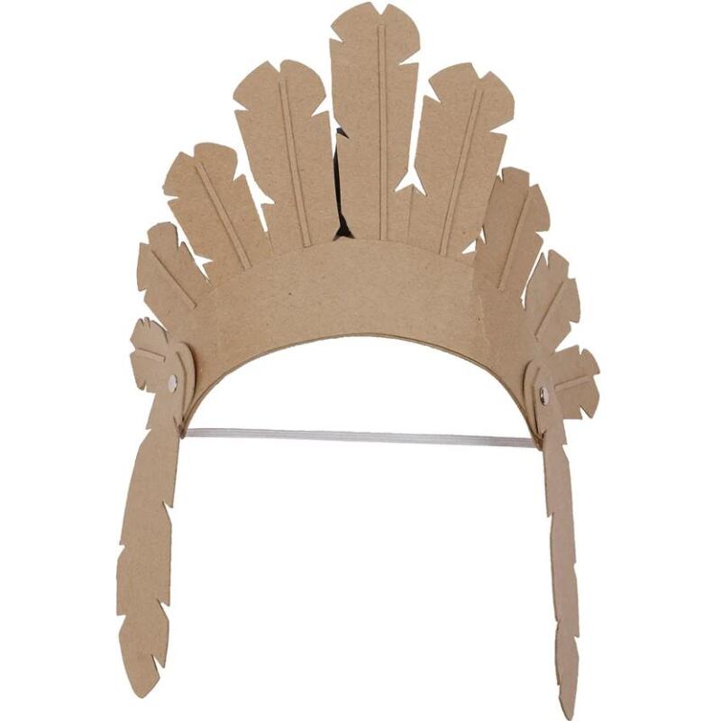 Coiffe d'indien pour enfant - Kraft