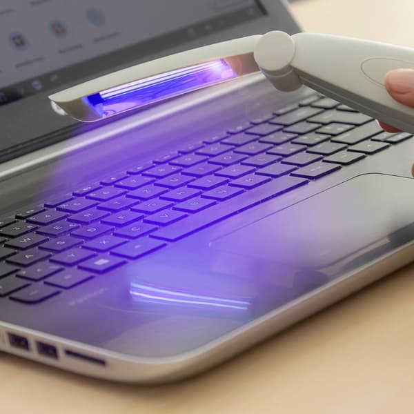 Sammenleggbar Desinfeksjonslampe med UV - Batteridrevet