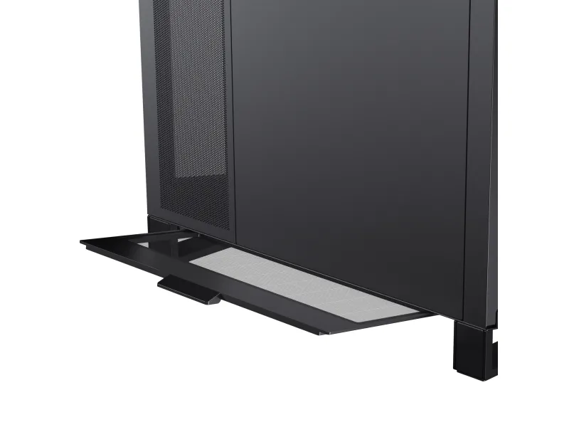 Phanteks NV7 - FT - udvidet ATX - sidepanel med vindue (hærdet glas) - ingen strømforsyning (ATX) - sort satin - USB/Lyd