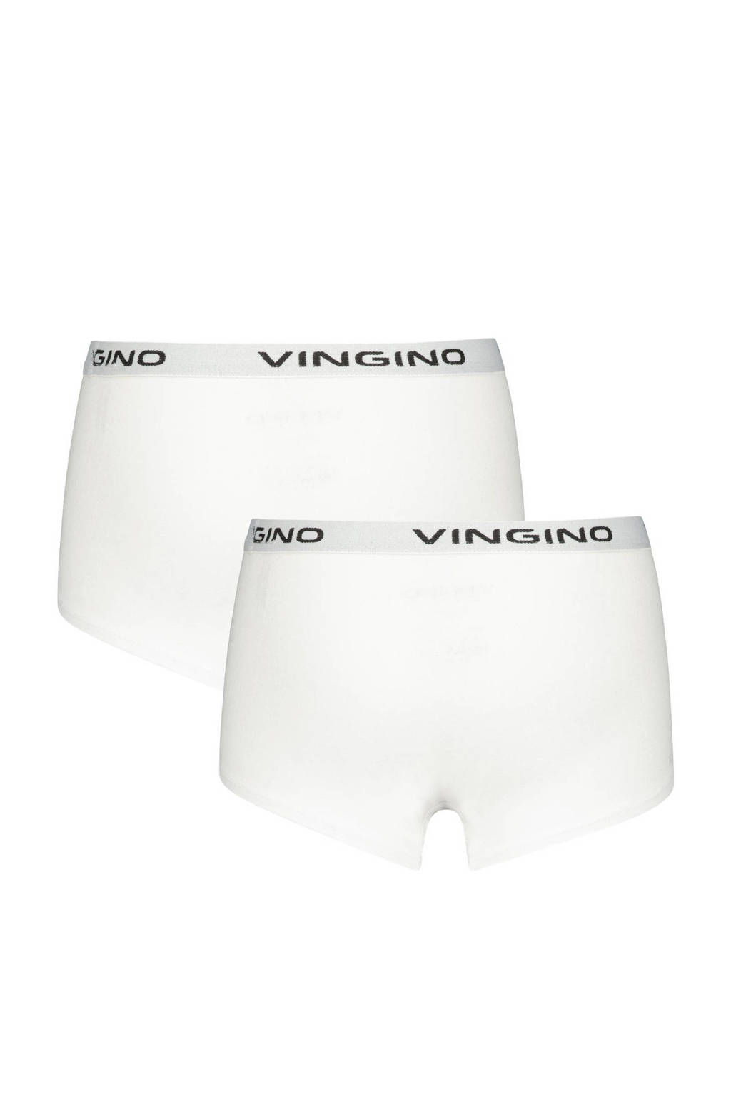 Perfect fitshorts - set van 2 wit