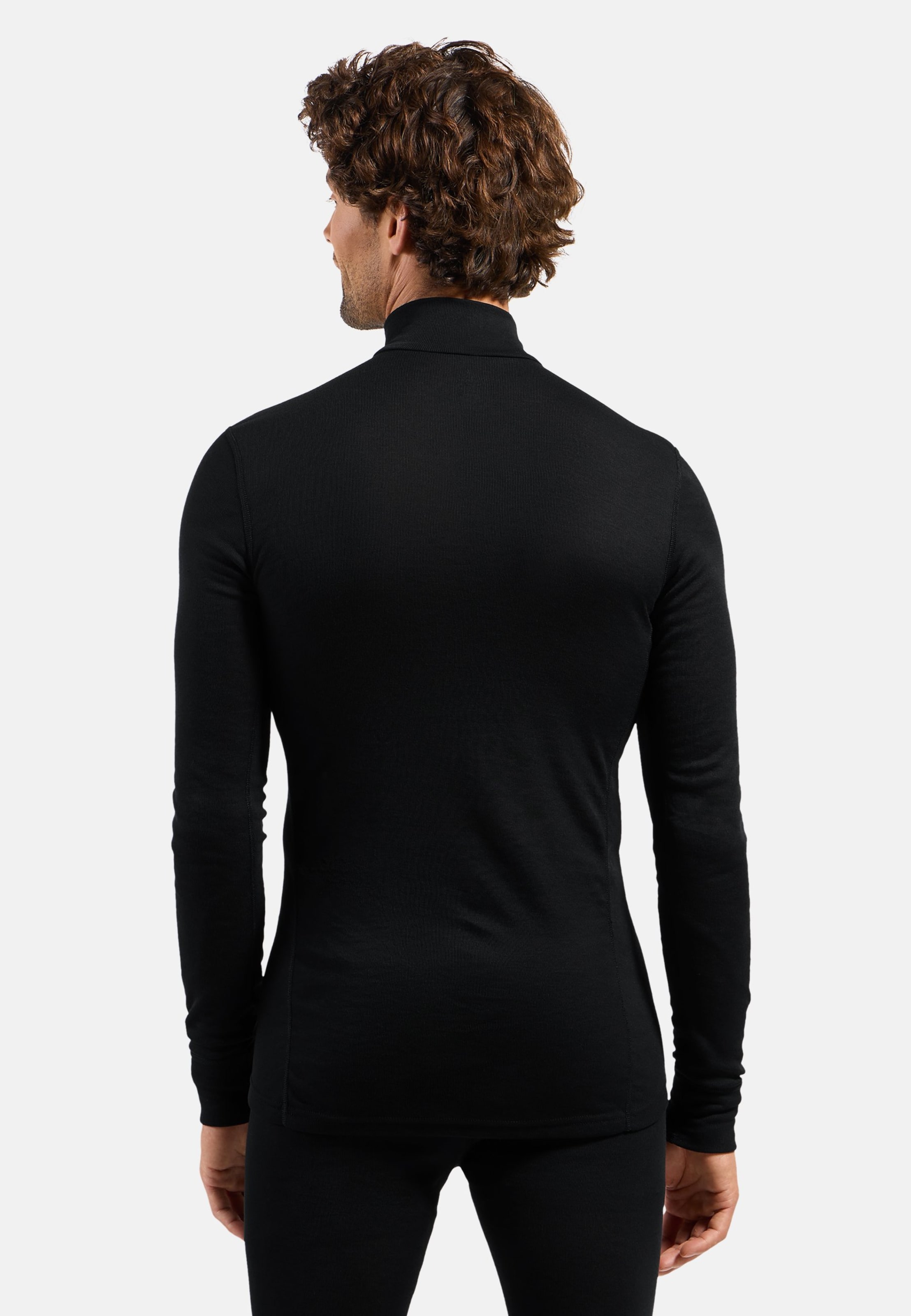 Active Warm Base Layer Half Zip in black