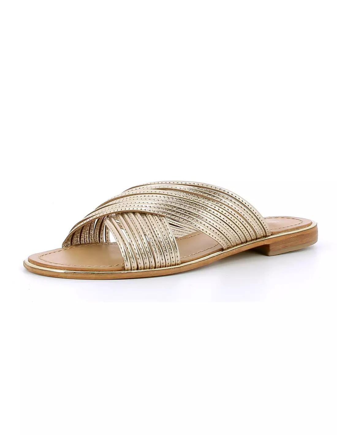 LES TROPEZIENNES HALLOA - Sandales & nu-pieds OR