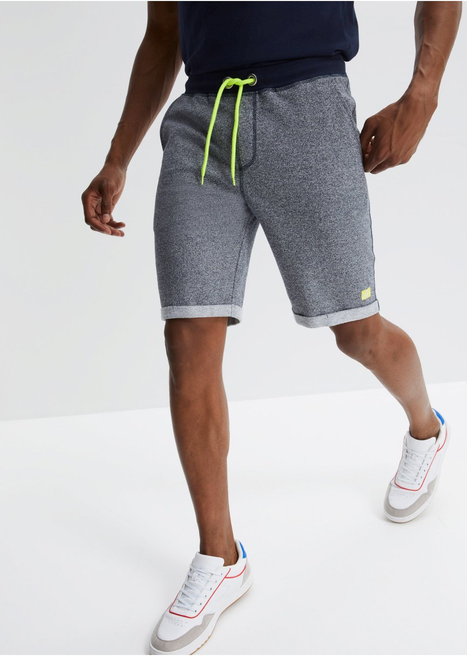 Bermuda en sweat effet jean