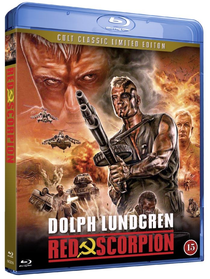 Red Scorpion - True Classics - Dolph Lundgren Limited Edition Version Blu-Ray with Poster and Cards in the box