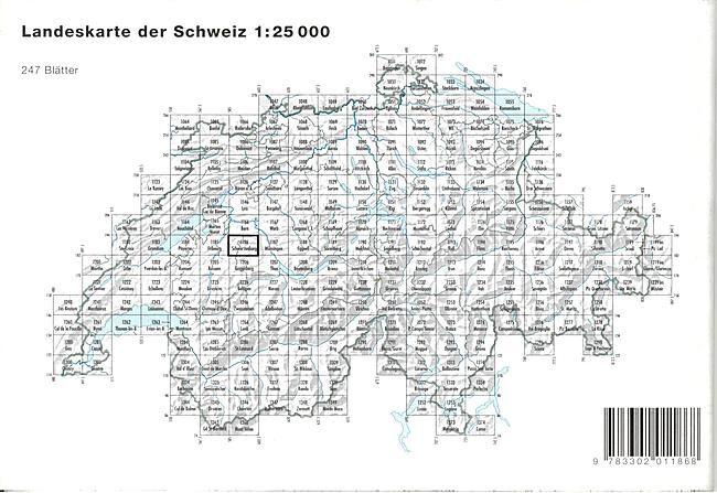 BUNDESAMT - 1186 SCHWARZENBURG ECHELLE 1 25 000