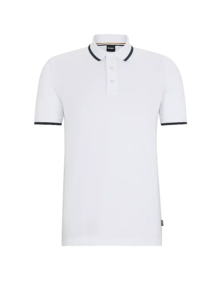 BOSS Poloshirt PARLAY 190 weiss