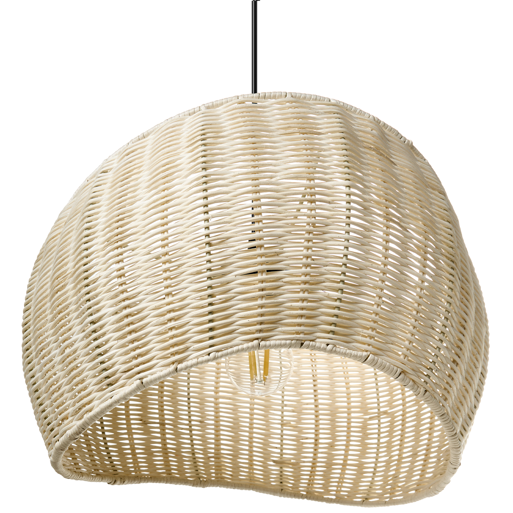 Beliani - COAMO - Hanglamp - Naturel - Rotan