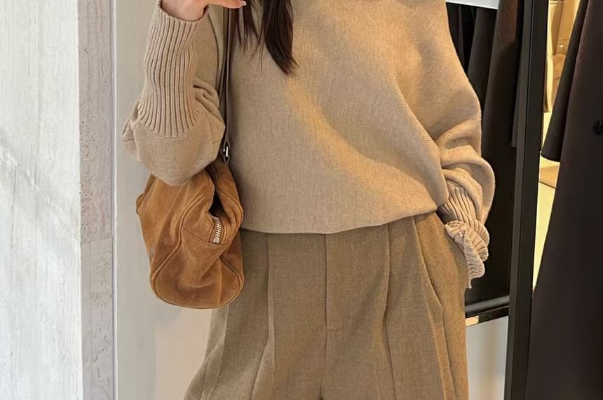 TriStyle - Off Shoulder Effen Trui