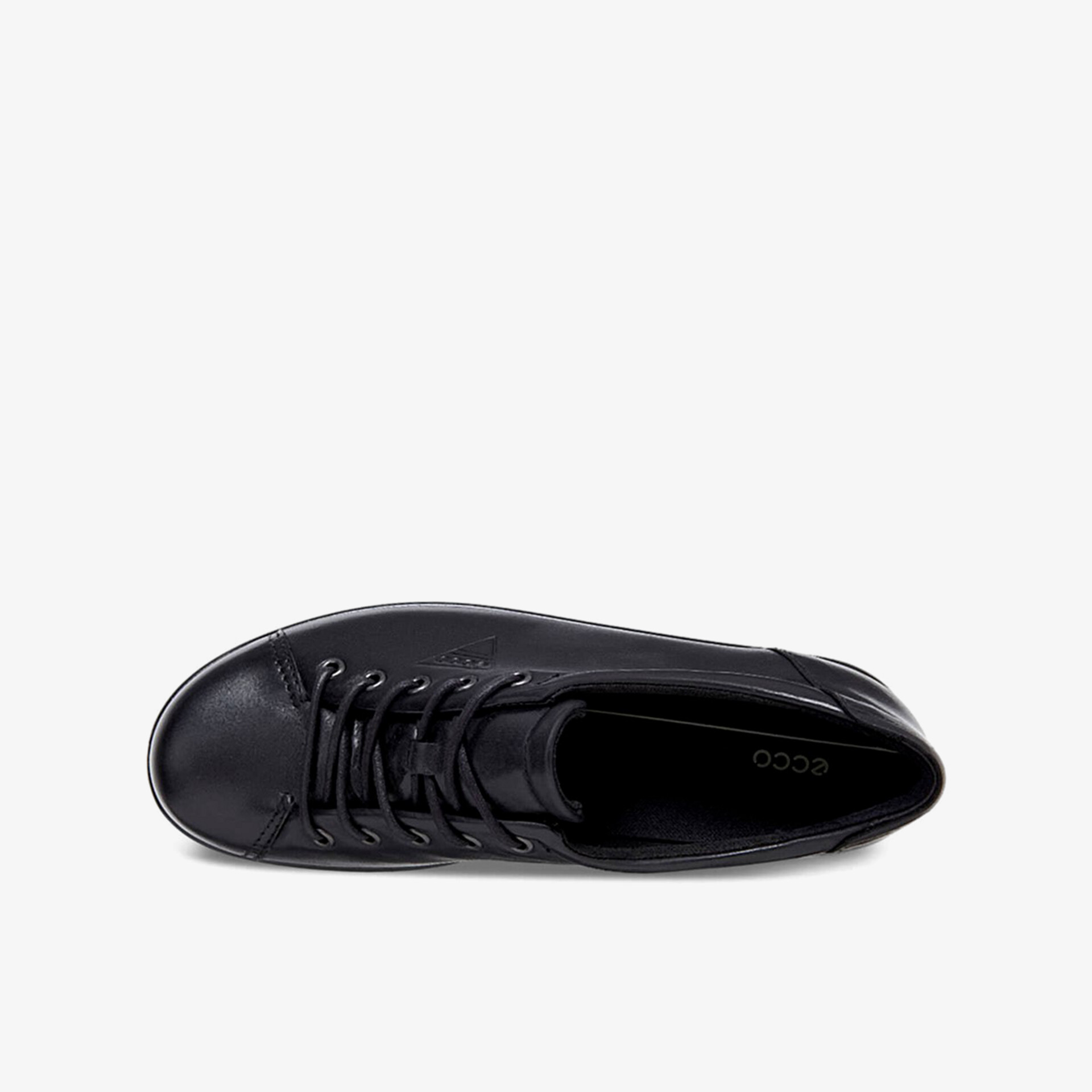 ecco Soft 2.0 Damen Klassische Schnürer schwarz