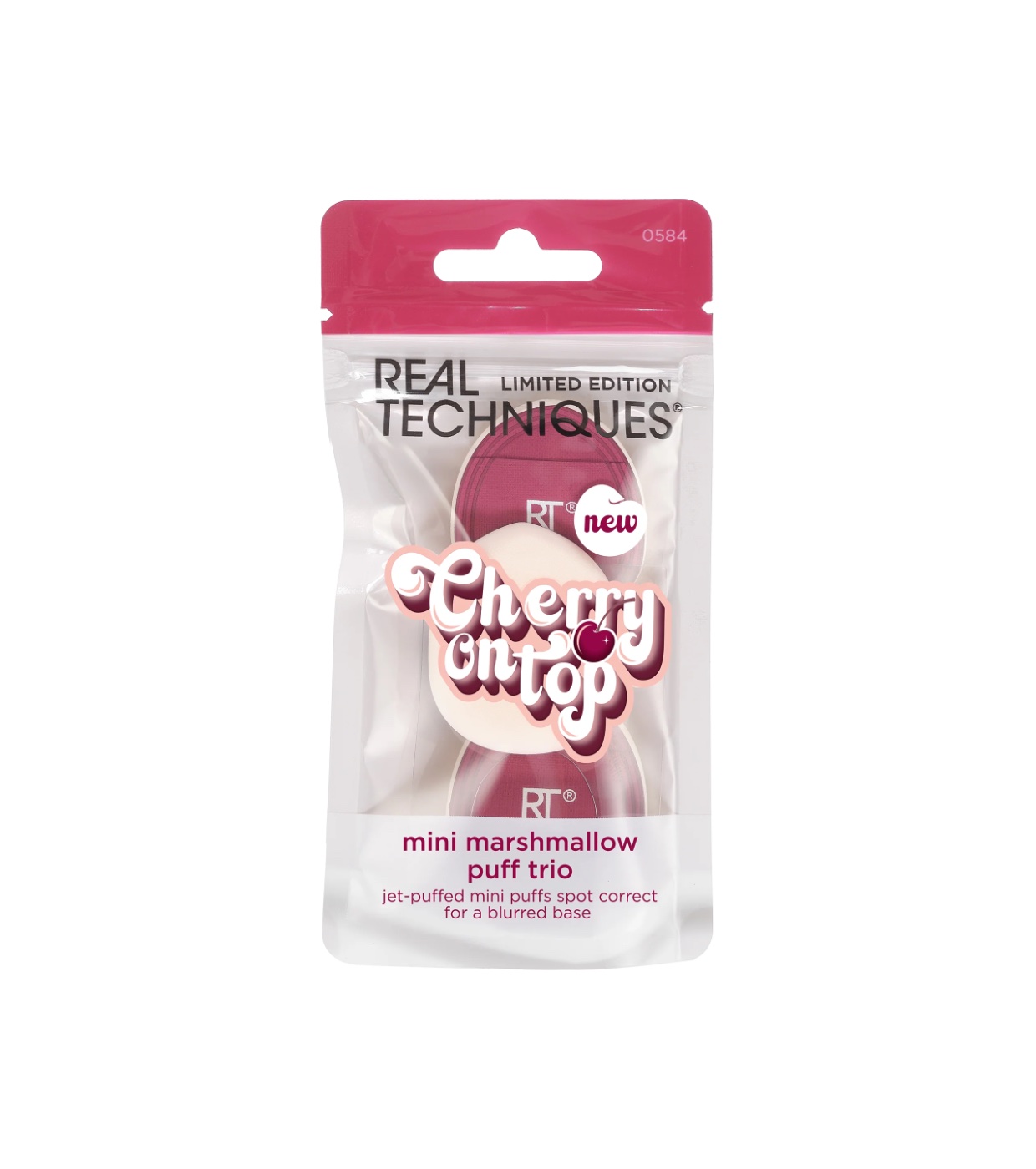 Real Techniques - *Cherry On top* - Conjunto de 3 mini esponjas