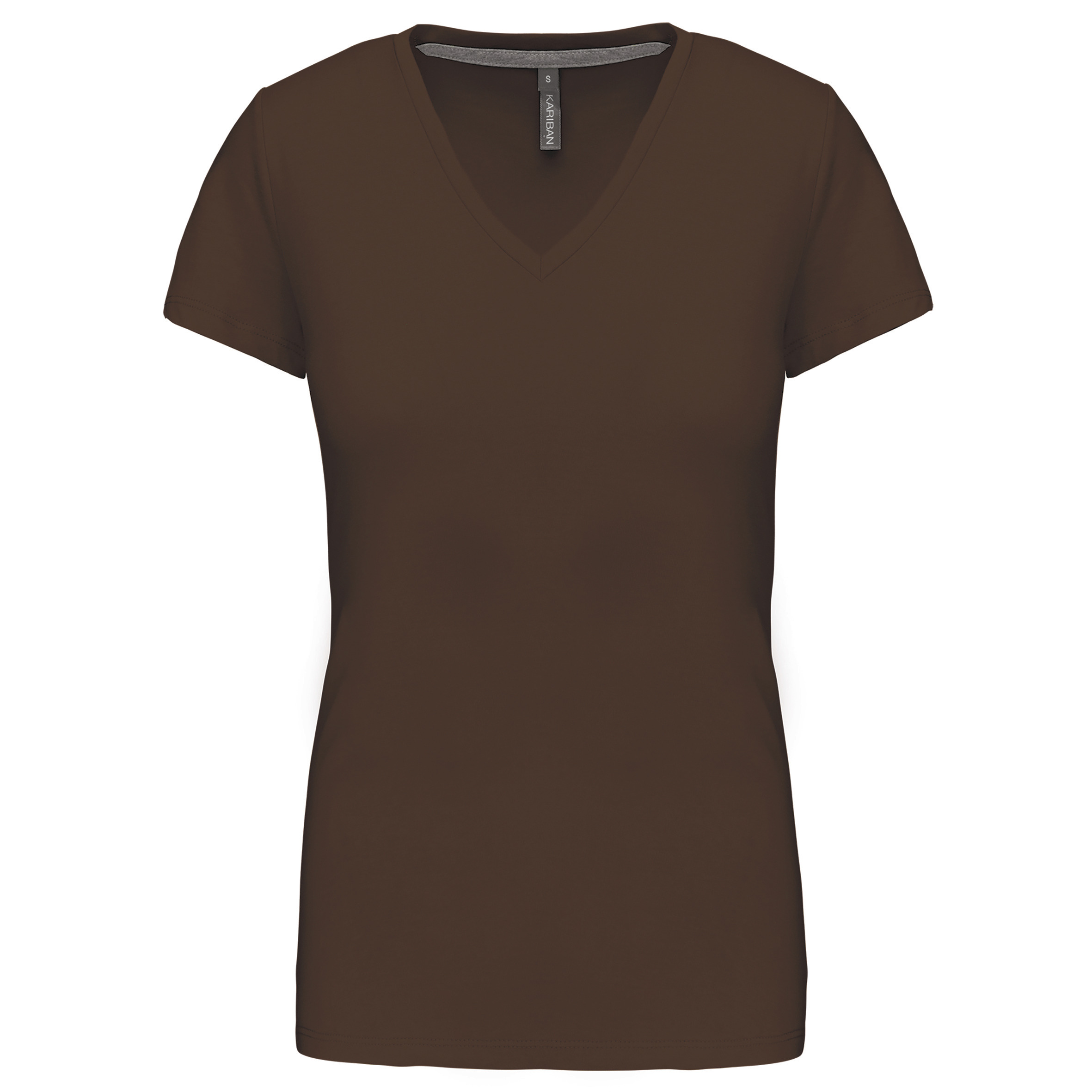 Kariban K381 - T-SHIRT COL V MANCHES COURTES FEMME