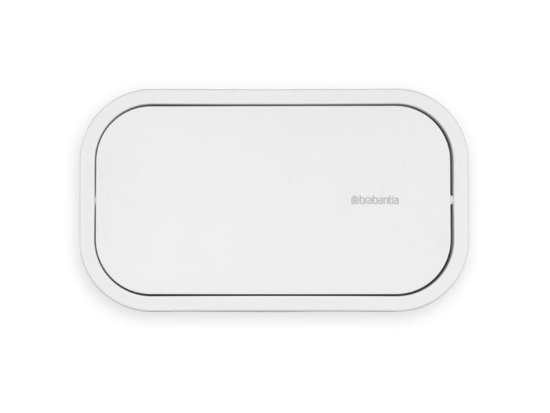 Brabantia Kosmetikeimer Mindset Weiss Abfallbehälter aus recyceltem Material