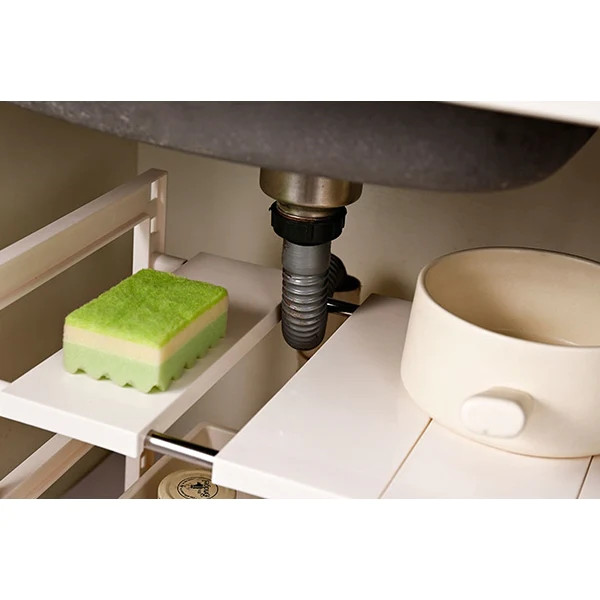 Rangement sous évier extensible