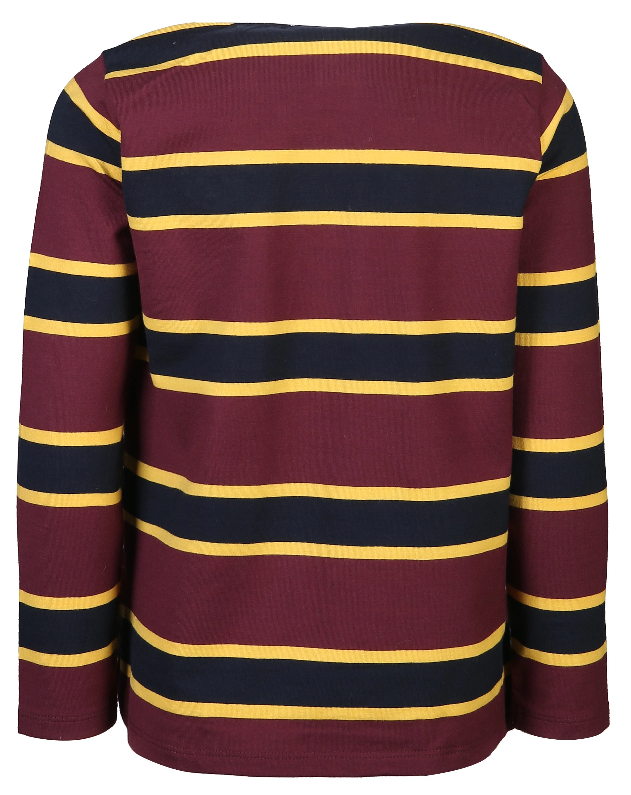 Langarm-Poloshirt YEAR OF THE TEDDY BEAR in burgundy
