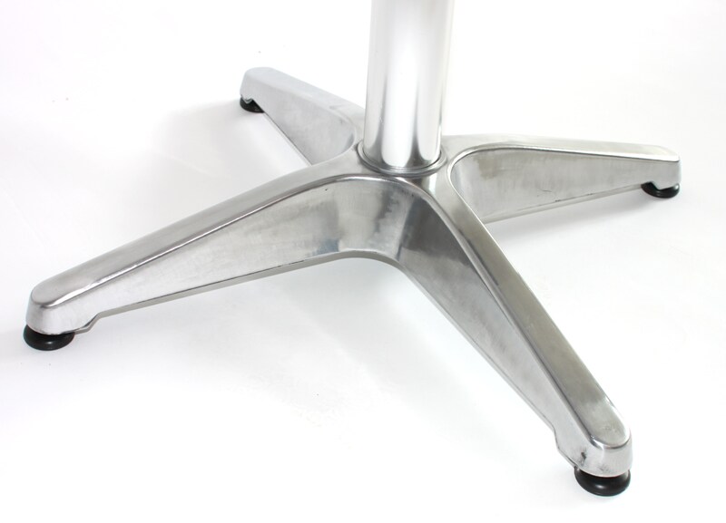 Alu-Stehtisch + Bistrotisch, höhenverstellbar 70/110cm, Ø=60cm ~ Basismodell