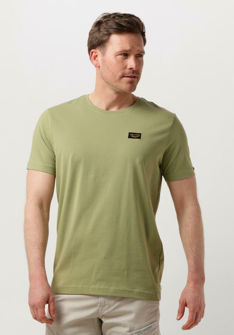 PME LEGEND groene pme legend t-shirt short sleeve r-neck guyver tee