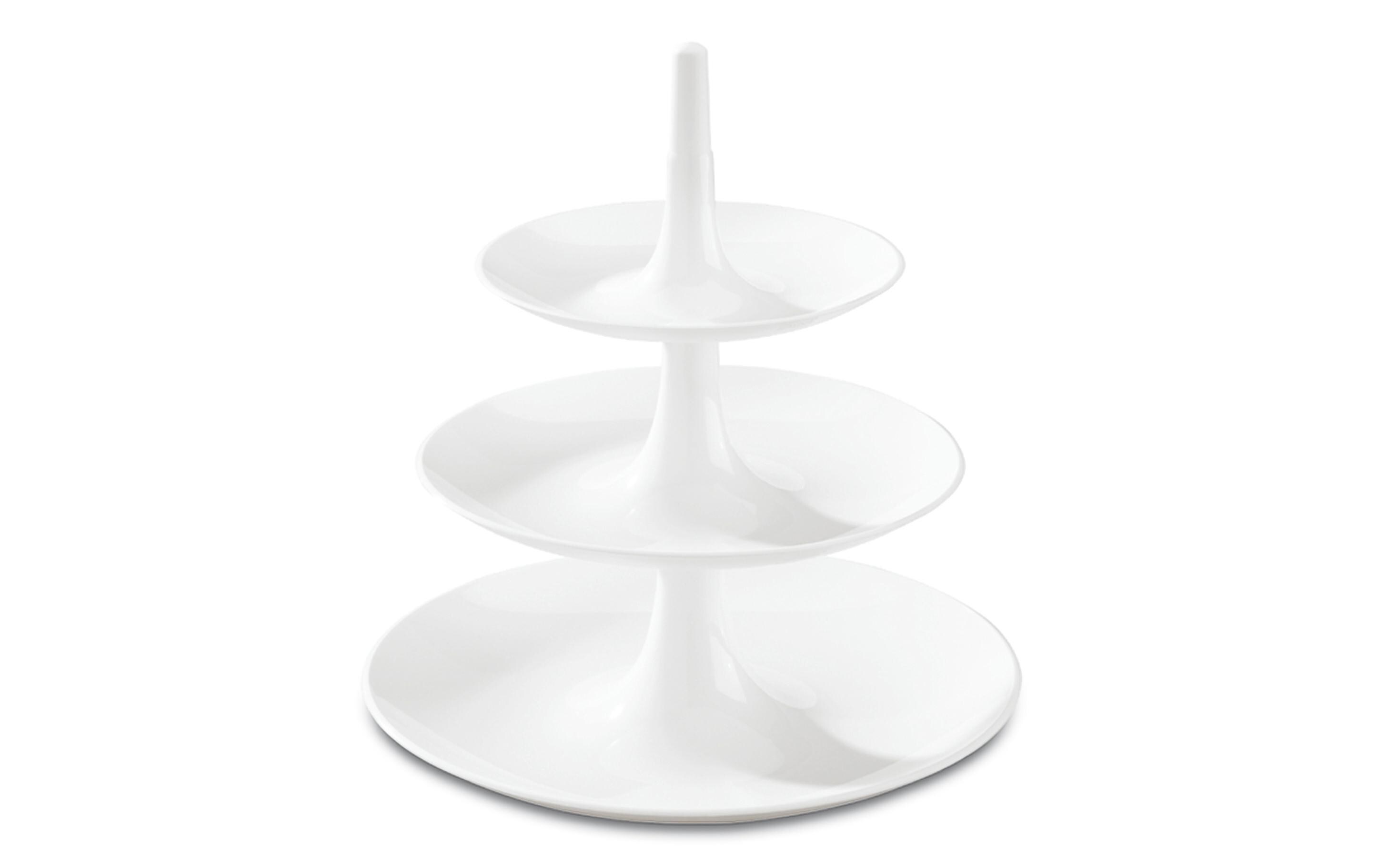 Etagere Babell L 34 cm WeissFür Gebäck und Apérohäppchen
