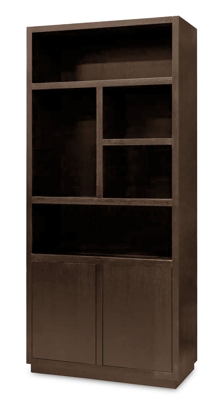 Boekenkast 6515 brown Oakura B100 x D45 x H220 cm