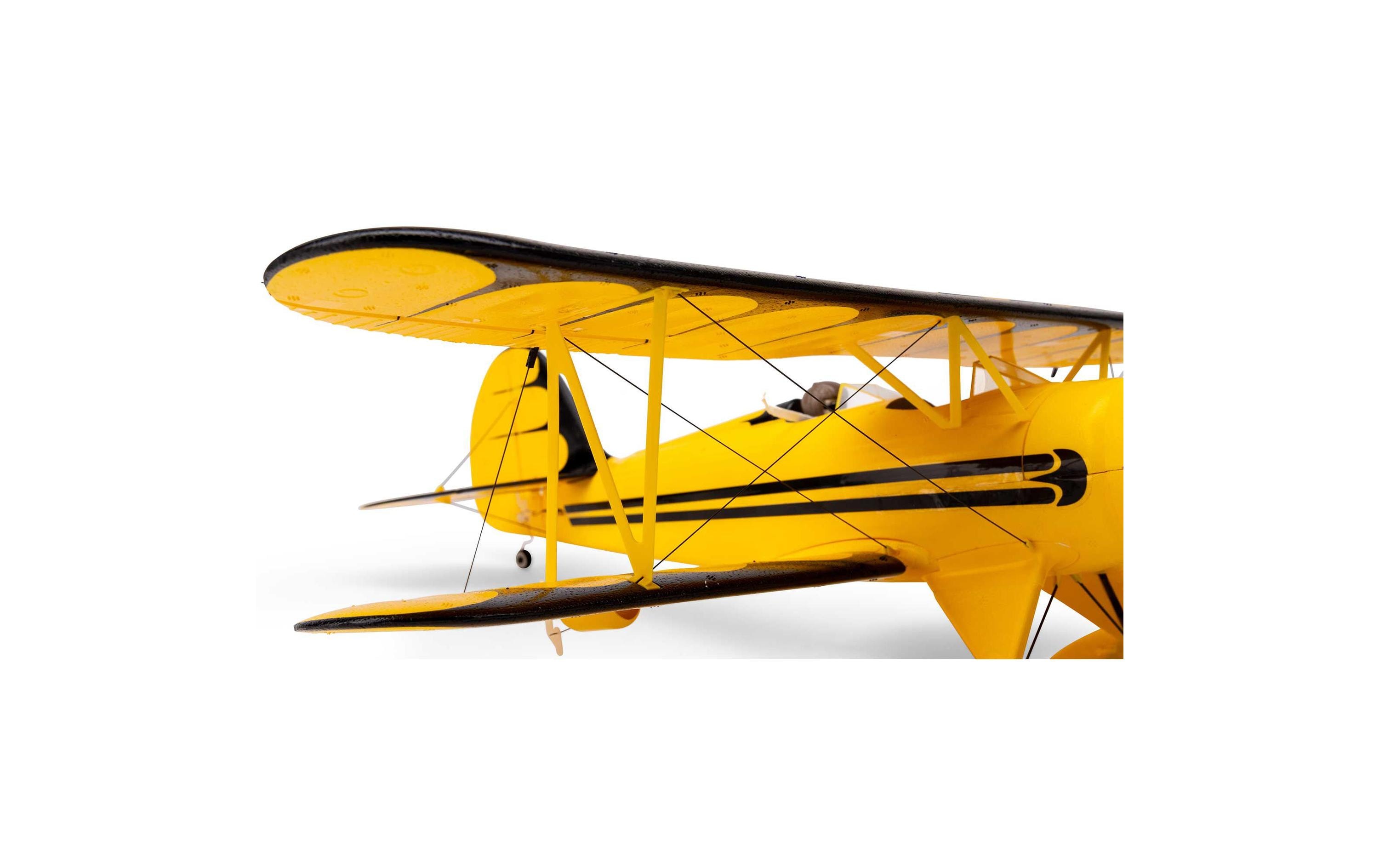 Doppeldecker UMX WACO 550 mm Gelb, BNF Basic<br>UMX Scale Doppeldecker mit Brushless Antrieb und Spektrum Technik