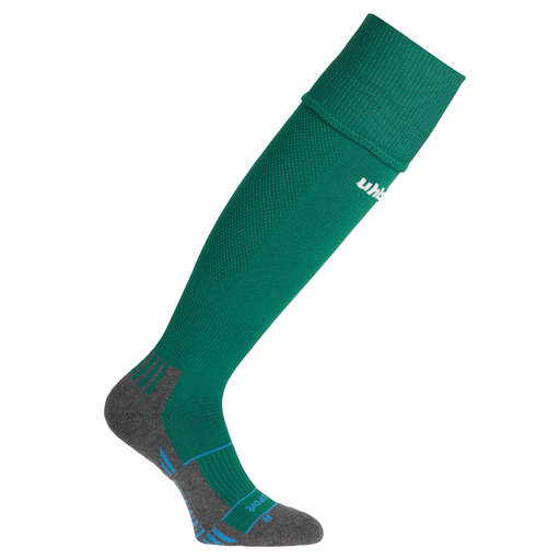 Calça Team Pro Player, cor Lagoon/branca, Uhlsport