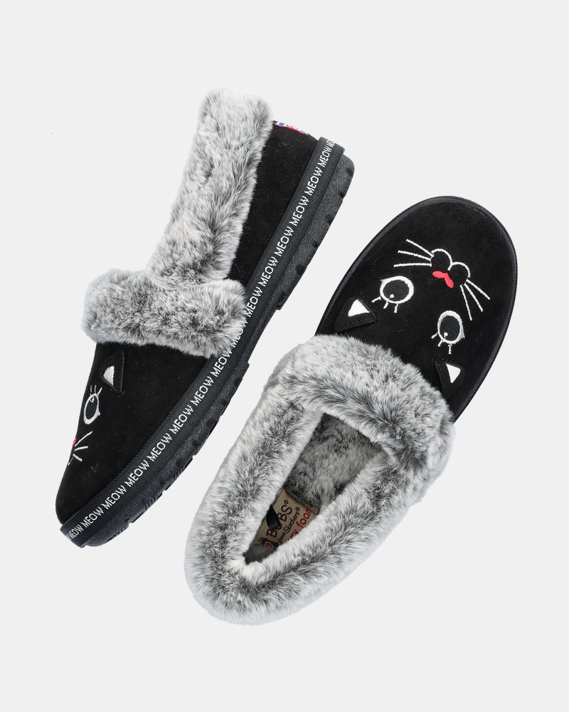 Bobs Bob's Too Cozy Pantoffels  - zwart