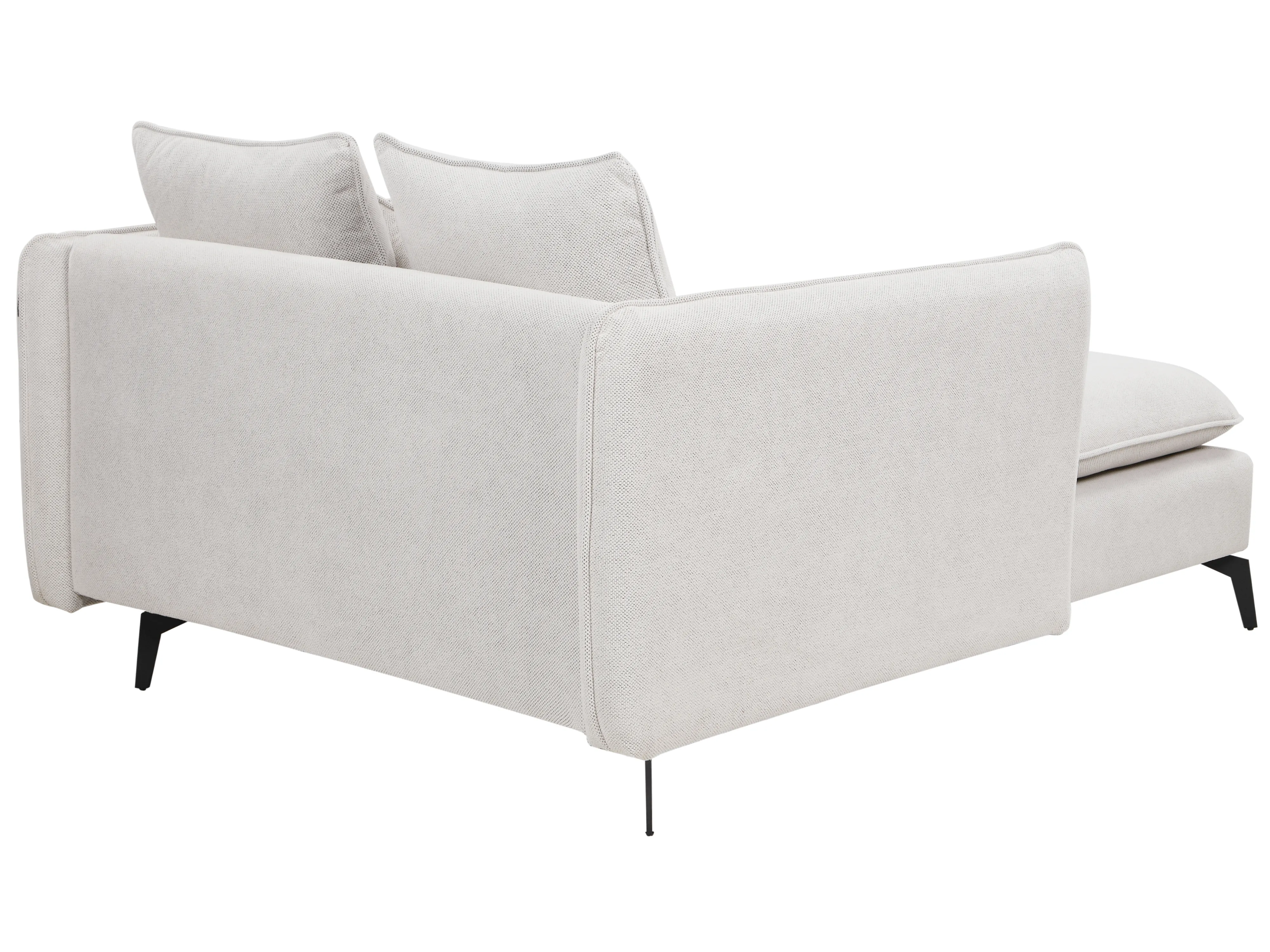 Chaise longue CHARMES Stof Lichtbeige