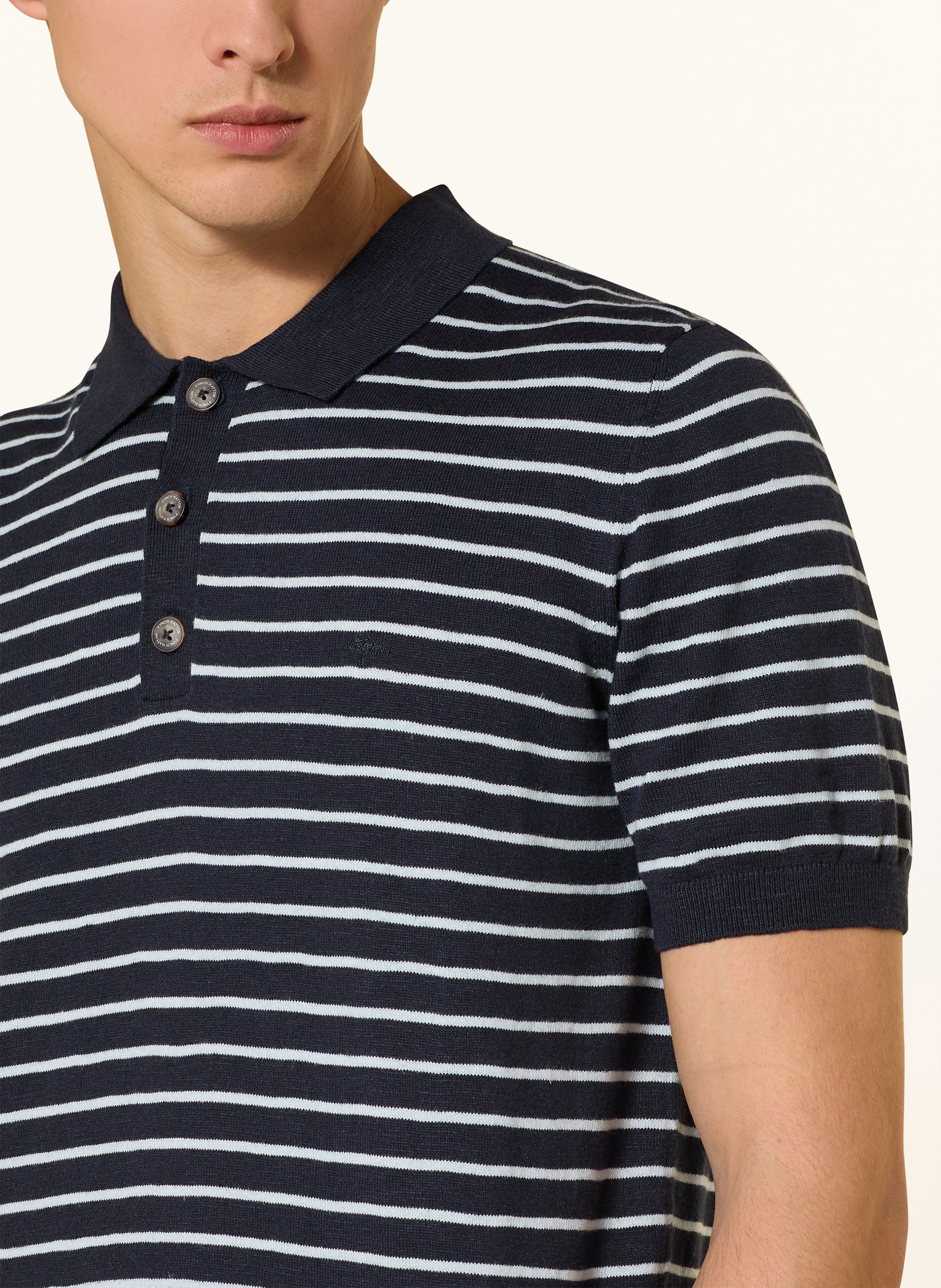 FYNCH-HATTON Strick-Poloshirt