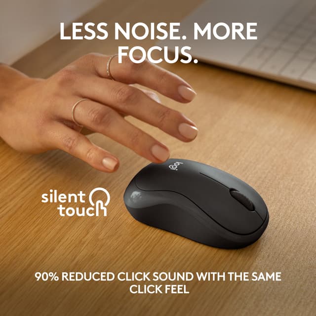 Logitech M240 Silent Bluetooth trådløs mus (sort)