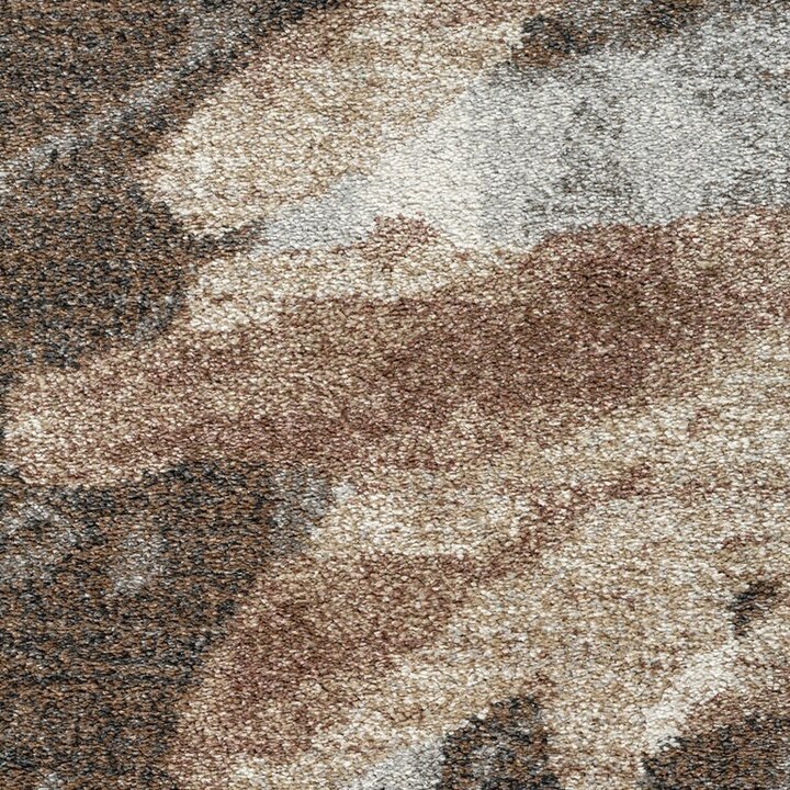 Abstract vloerkleed - Marple Bruin 6362
