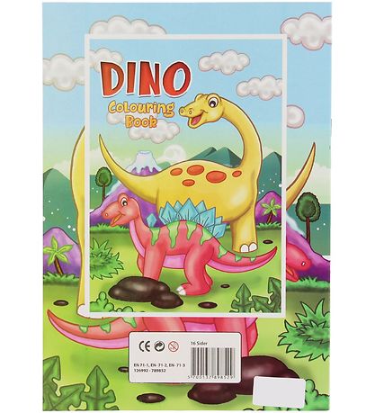 Malbuch - Dino Malbuch - 16 Seiten