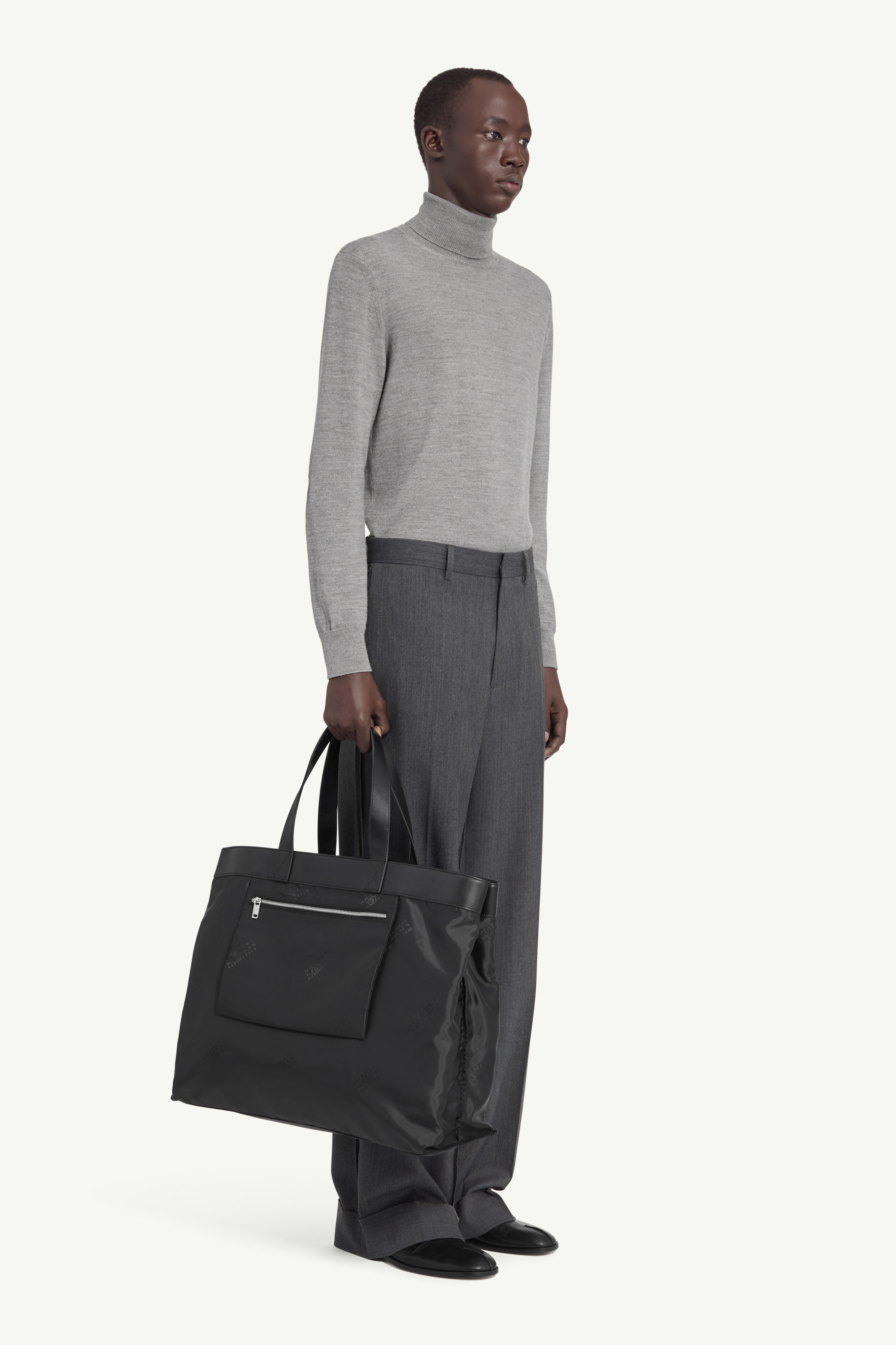 Pantalon ajusté en mélange de laine pour homme | MM6