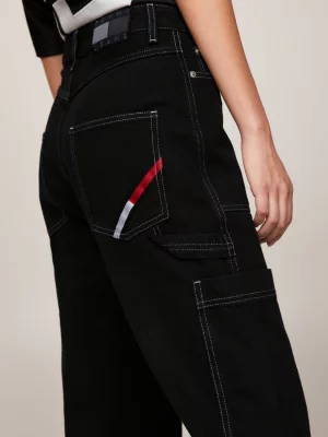 Calça jeans Tommy Remastered Black Denim Carpenter
