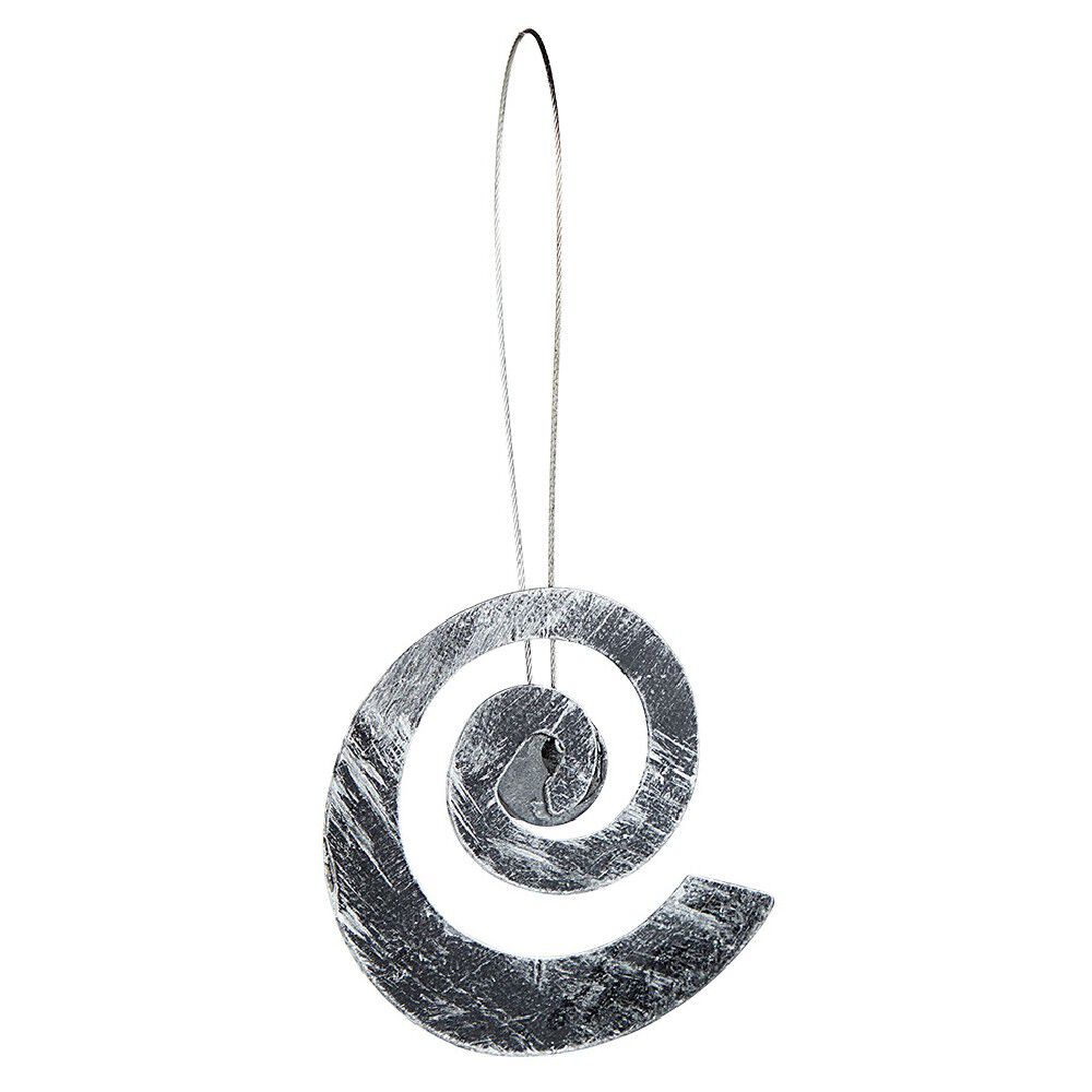 Embrasse aimantée forme spirale noire