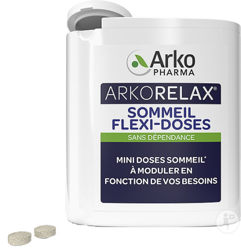 Arkopharma Arkorelax Sommeil Flexi-Doses 60 Mini Comprimés Sublinguaux