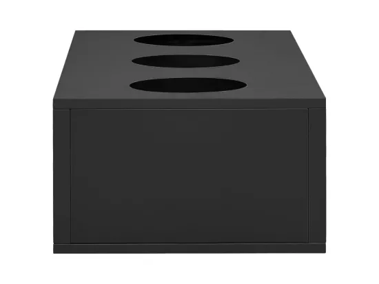 Armoire de bureau et jardinière Anthracite 90x40x113 Acier