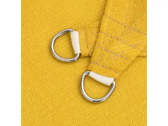 Voile d'ombrage 160 g/m² rectangulaire jaune 2x2,5 m PEHD