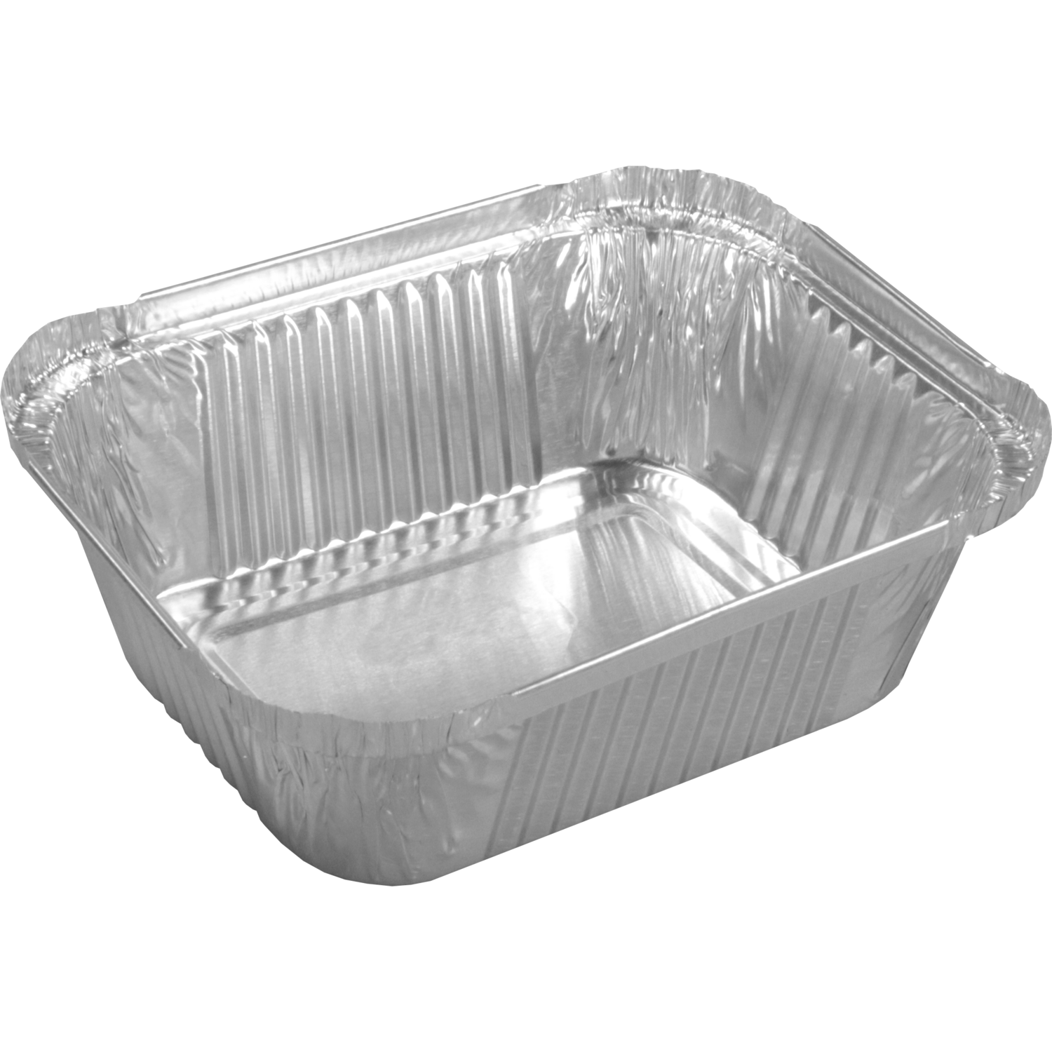 Bak, Aluminium, 250ml, opstaande rand, 122x96x34mm, zilver