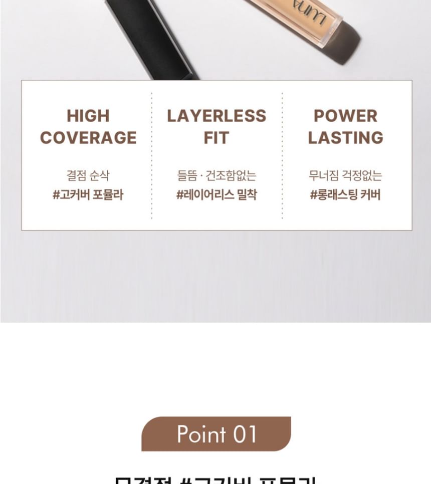 LUNA - Langdurige tip concealer met dekking - 7 kleuren