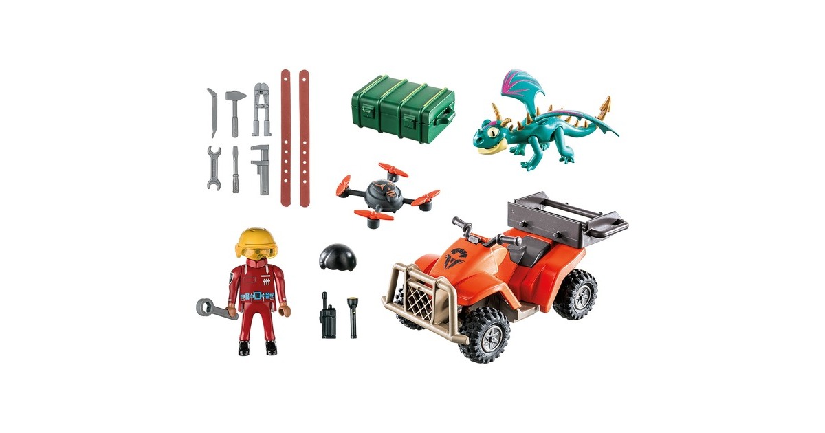PLAYMOBILDragons: The Nine Realms - Icaris Quad & Phil Constructiespeelgoed  (71085)