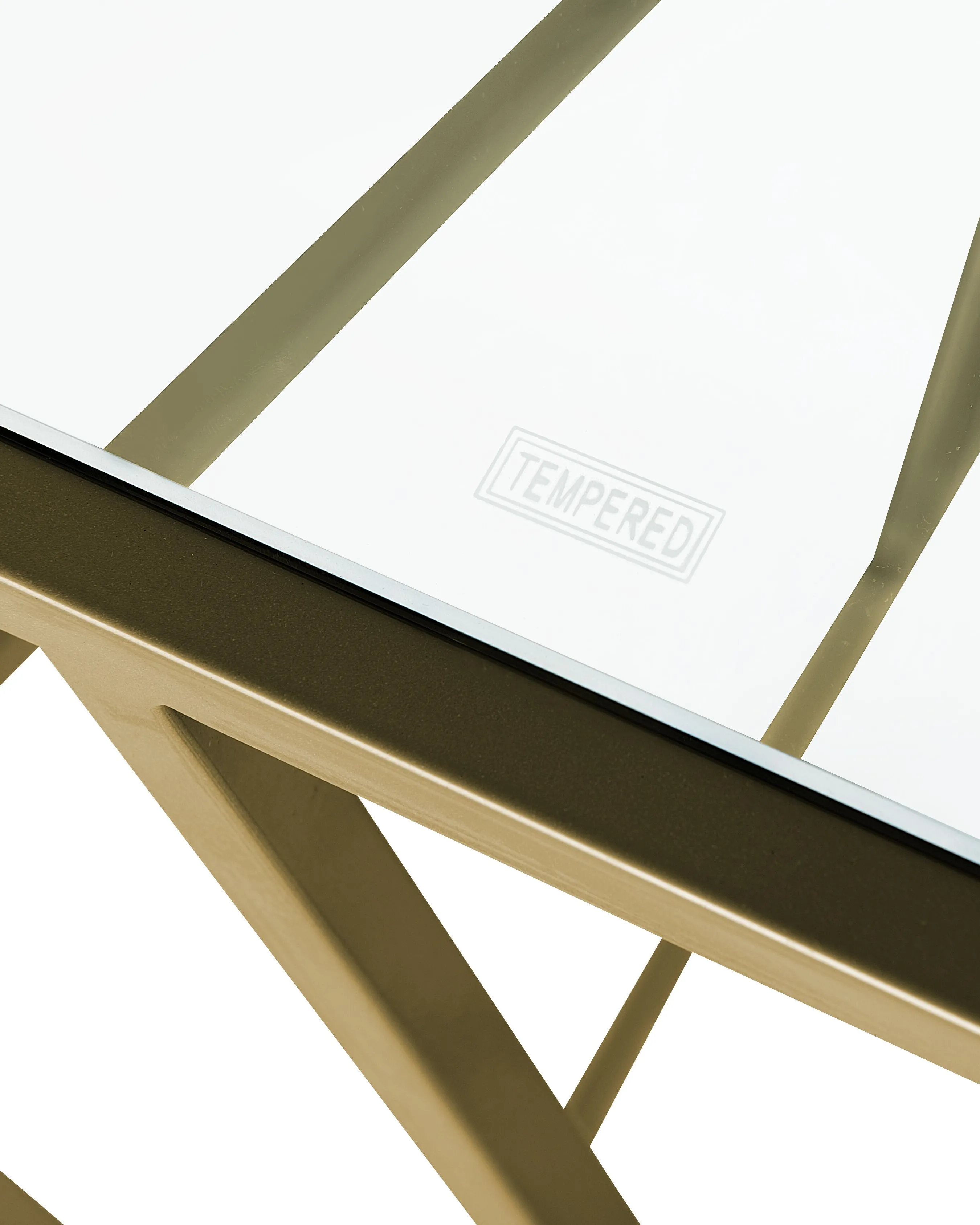 Sidetable ORLAND Glas Goud