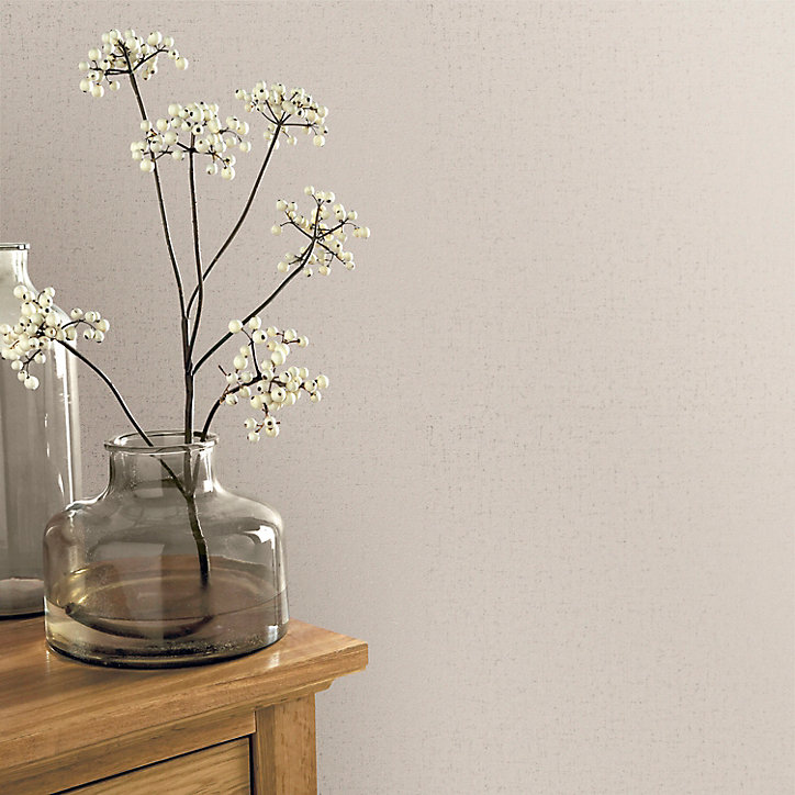 Papier peint vinyle sur intissé GoodHome Gazania beige