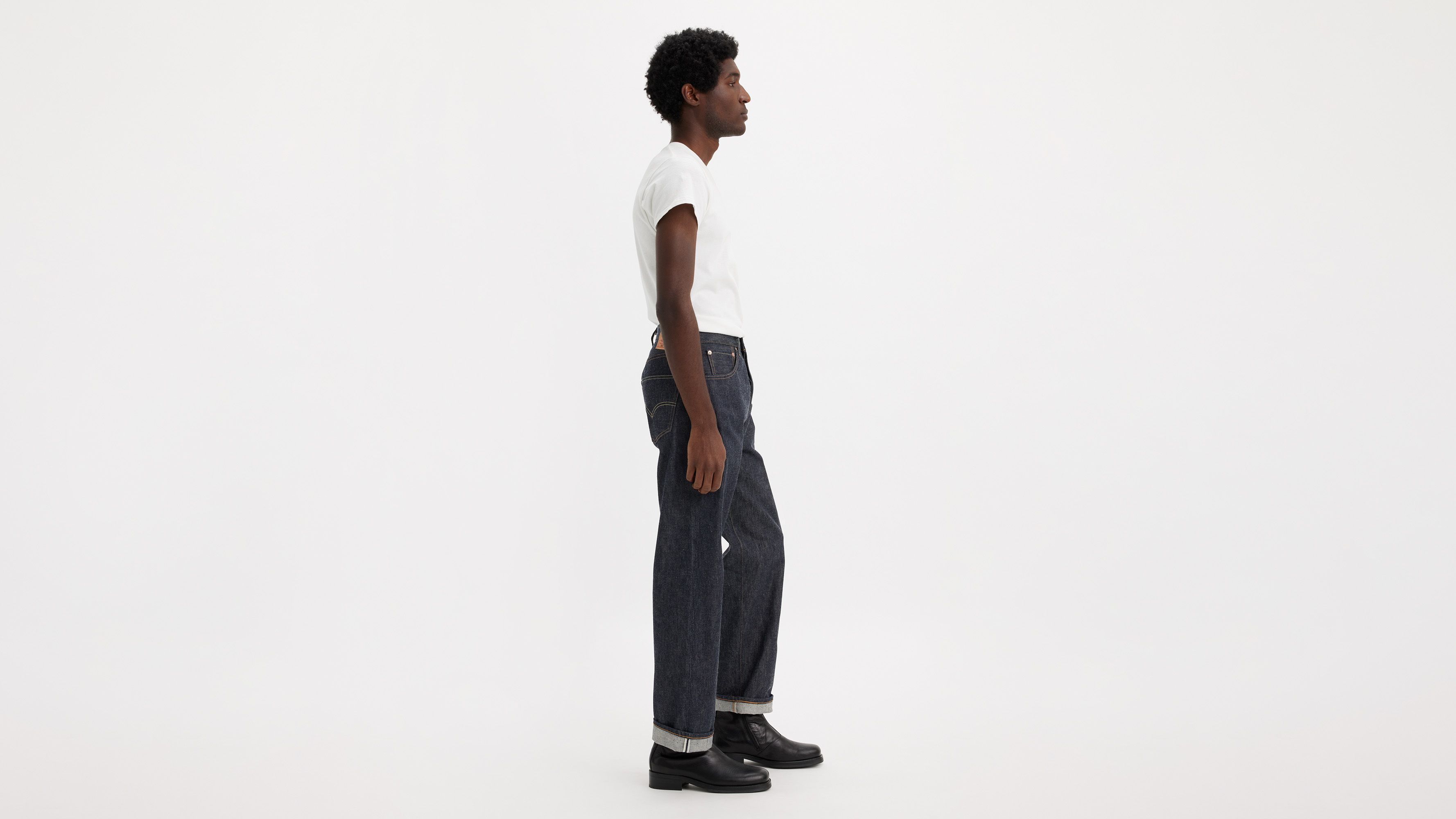 Jean 501® 1955 Levi's® Vintage Clothing - Hand Drawn - Bleu