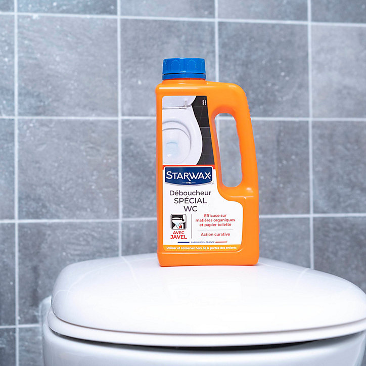 Déboucheur spécial WC avec javel Starwax 1L