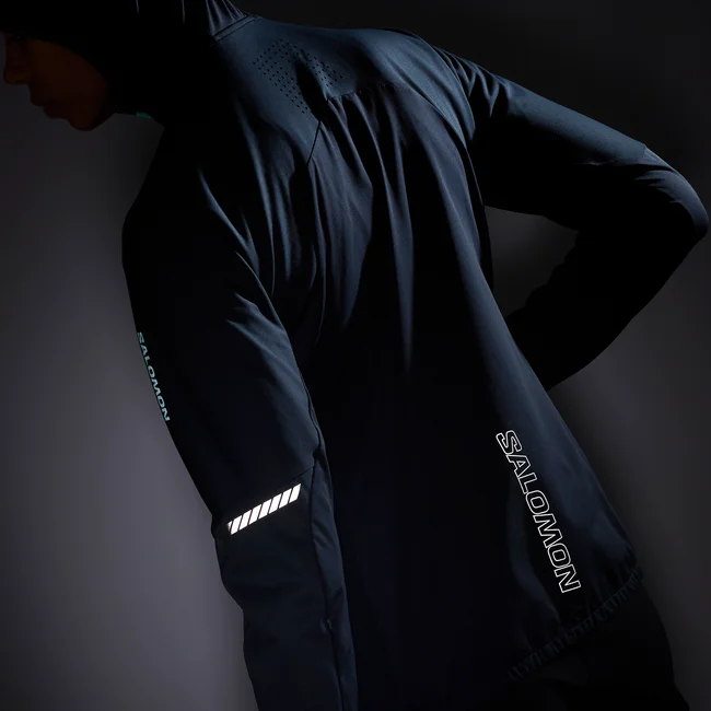 MTN  Windjacke mit Kapuze durchgehendem Reißverschluss Damen