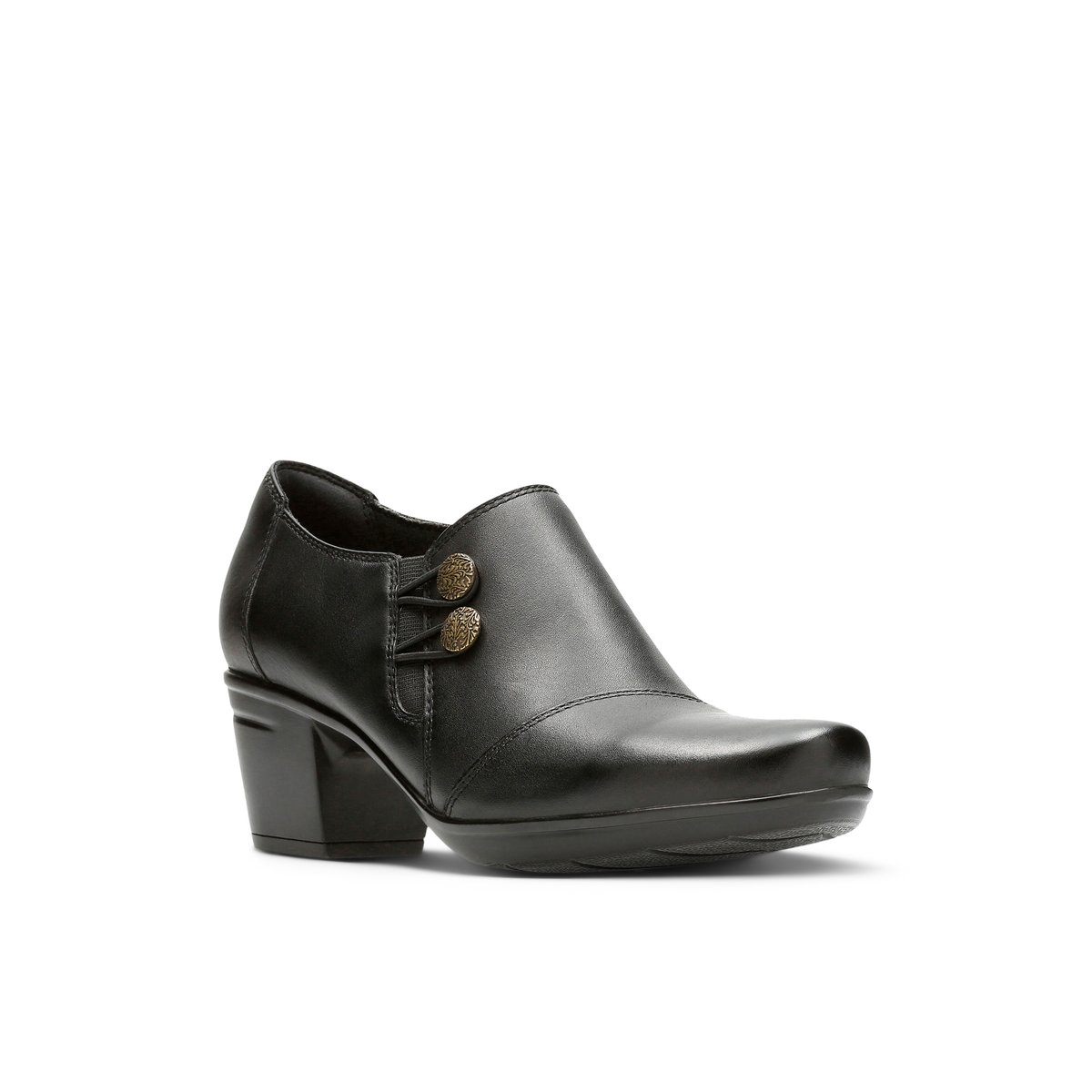 CLARKS-Emsliewarr_w-Talon - Semelle crantée - Noir