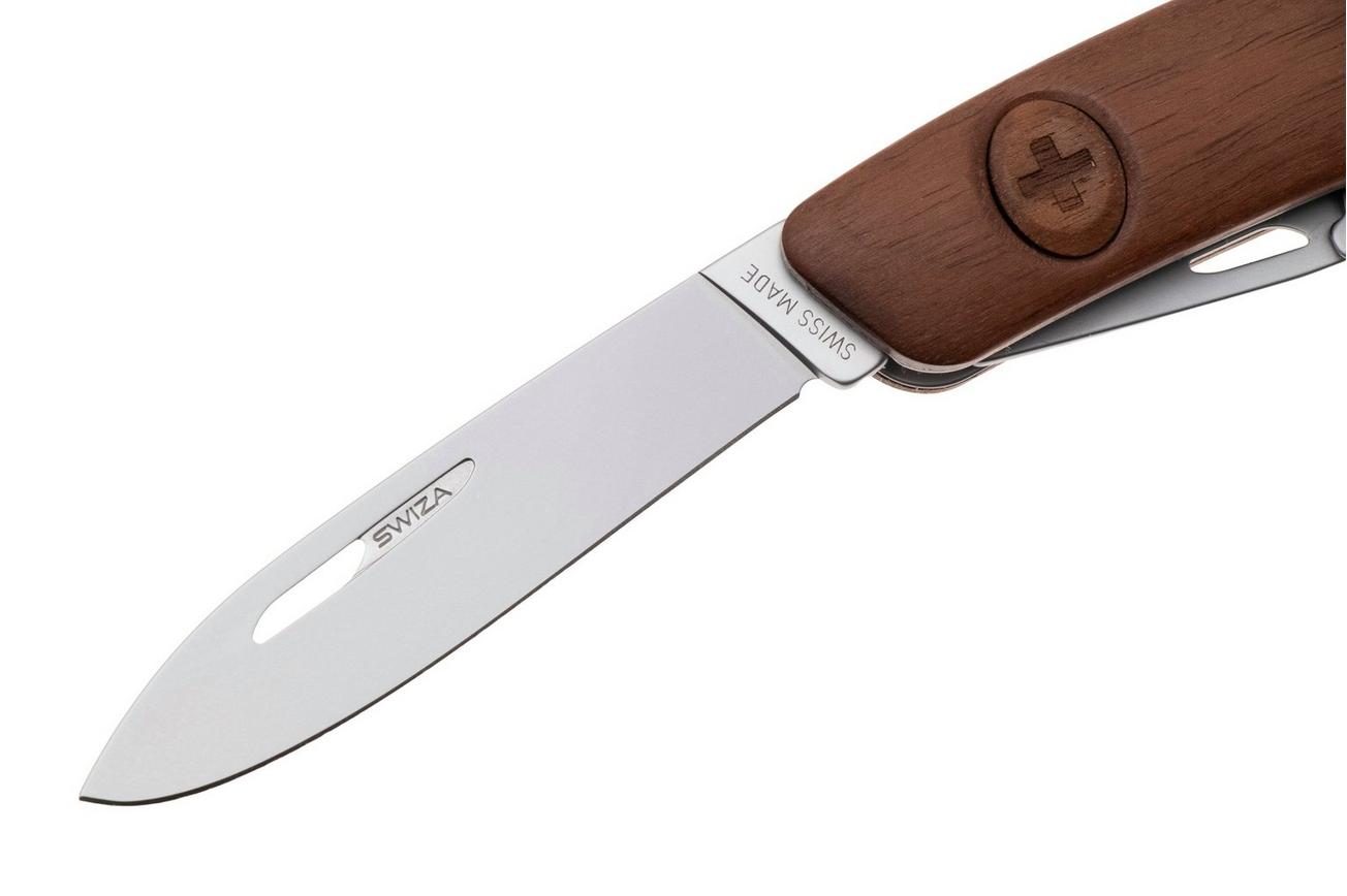 Swiza D04 AM, KNI.0046.6300, Walnut, Zwitsers zakmes, 6 tools
