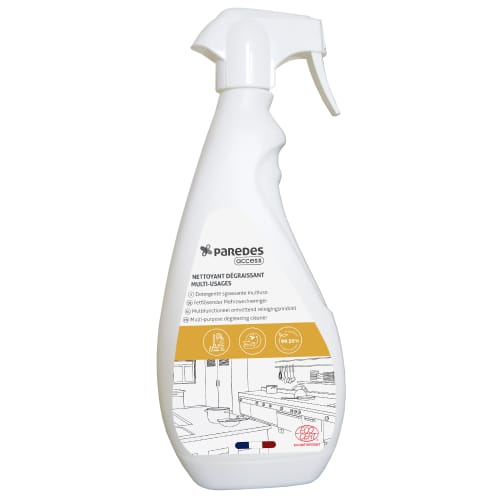 Détergent dégraissant multi-usages Ecocert Paredes Access pulvérisateur de 750ml